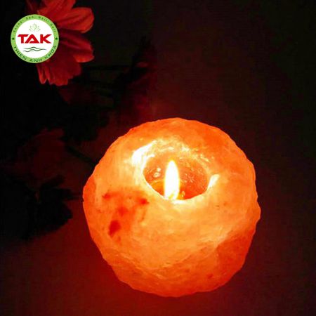 Đế nến đá muối Đế nến đá muối