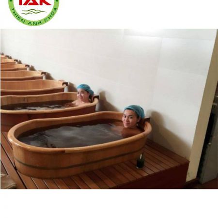 Bồn tắm gỗ 2 Bồn tắm gỗ 2