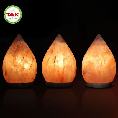 Đèn đá muối hình giọt nước Đèn đá muối hình giọt nước